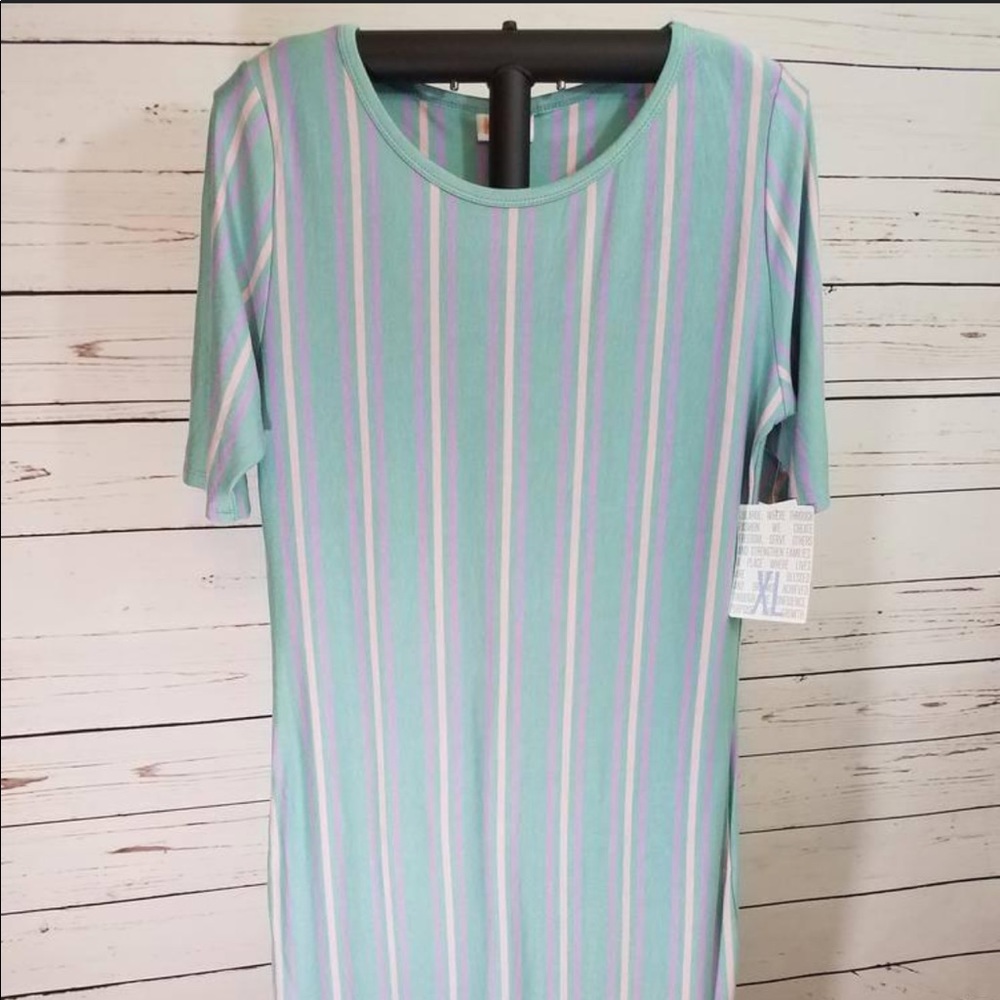 NWT! LuLaRoe Julia Dress ~  Size XL ~ Mint Green